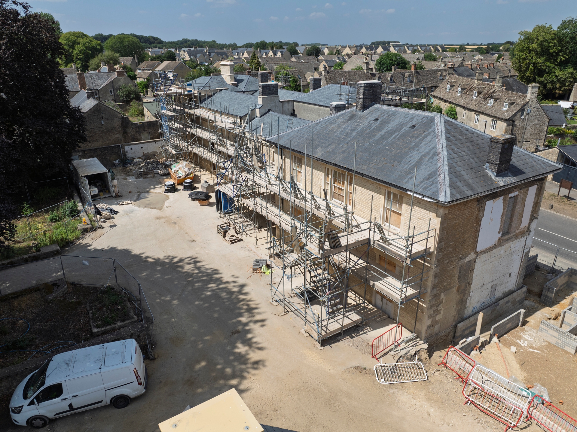 Phase 2 consists of the regeneration of the old school Coln House